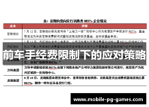 前车手经费限制下的应对策略