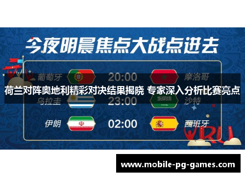 荷兰对阵奥地利精彩对决结果揭晓 专家深入分析比赛亮点